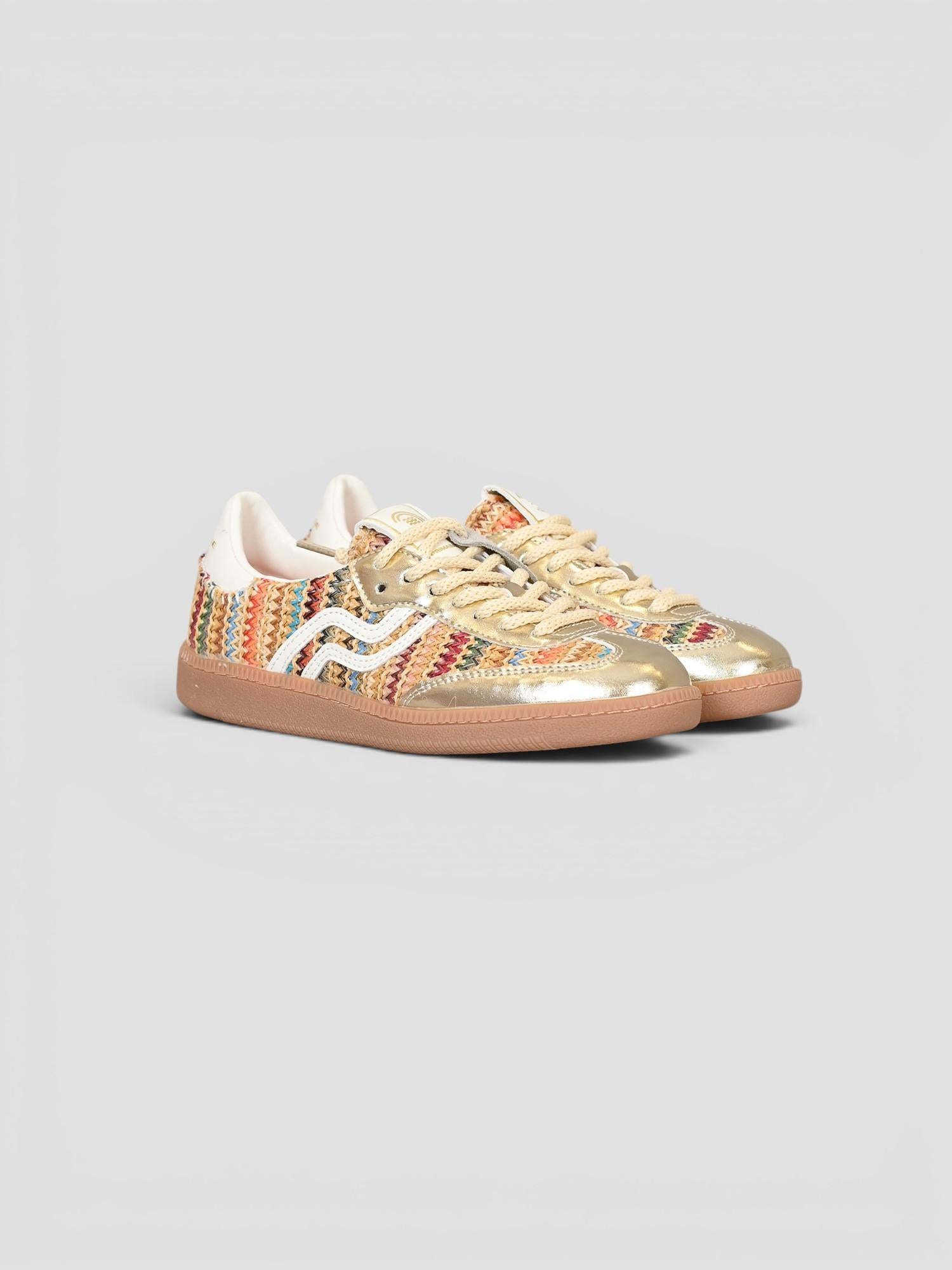 Sneakers raimbow 51563 031 raffia pelle 51563 031 PRIMABASE 
