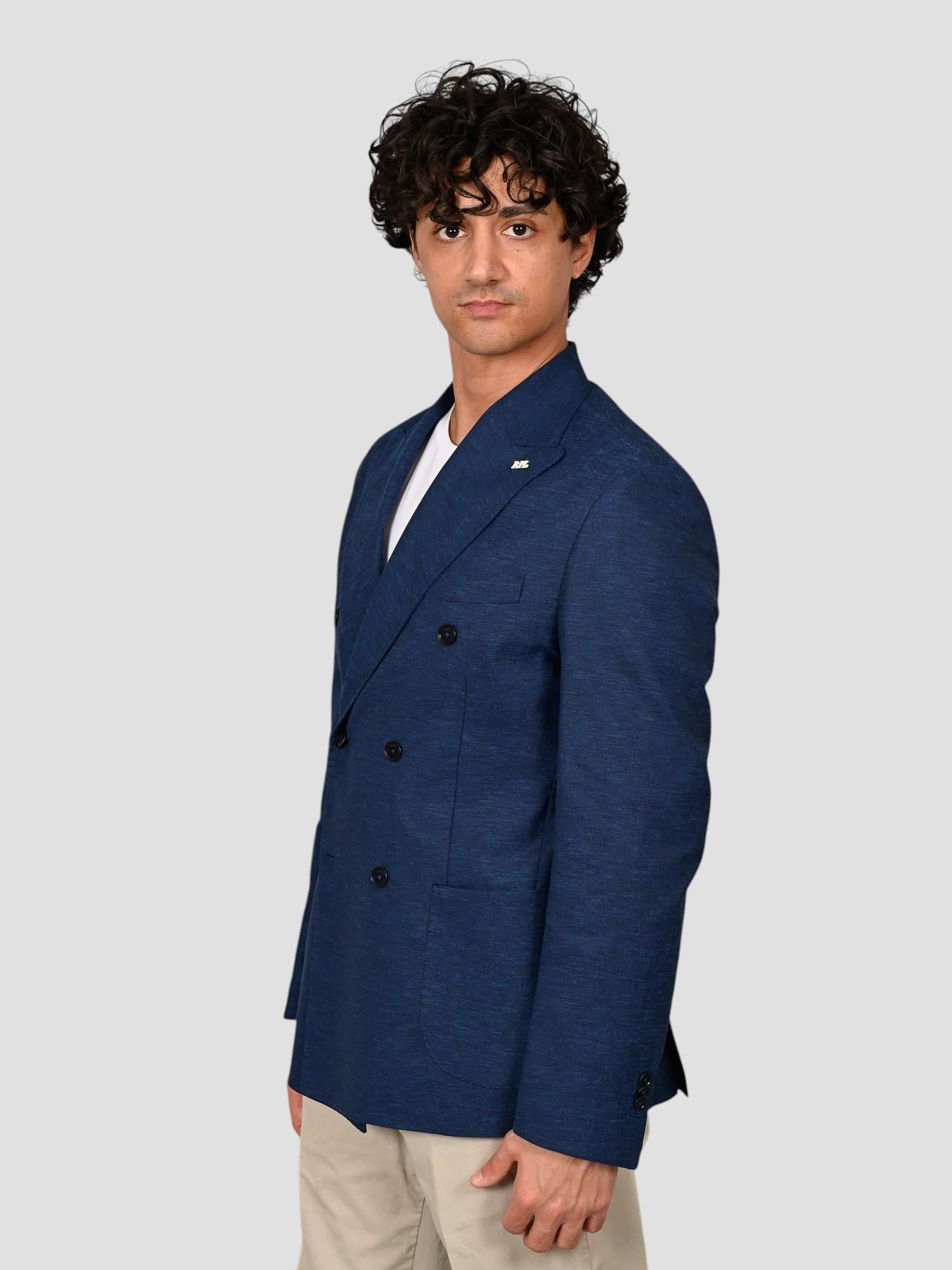 Blazer doppiopetto G22 BOA blu fiammato G22 BOA BLU RPL 