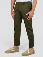 Chino verde STEFANO ventre piatto raso STEFANOT1 VERDE VANDOM 
