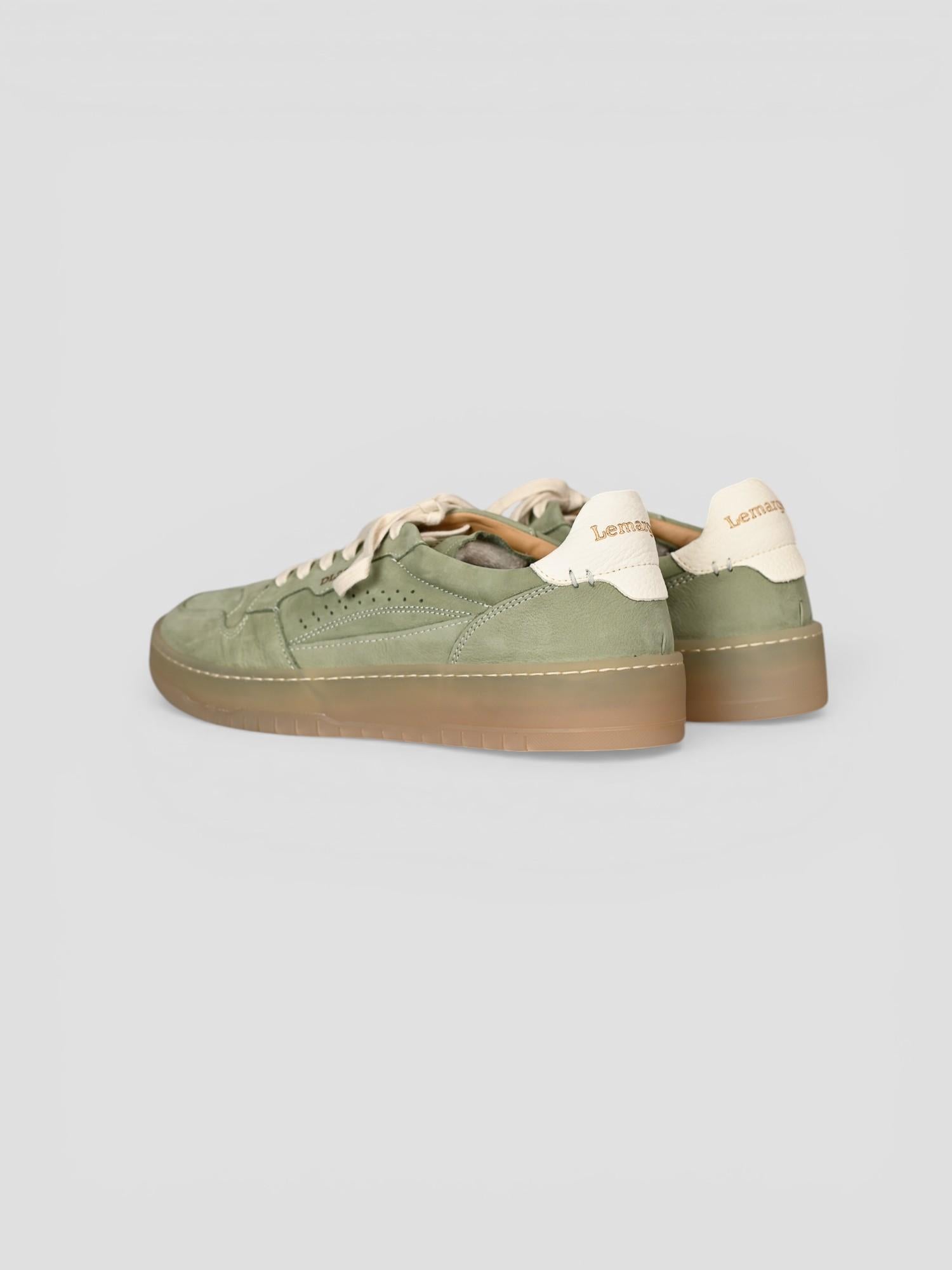 Sneakers nabuk HB01C JANNIK green HB01C NABUK GREEN LEMARGO 