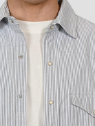 Camicia striped WESTERN OXFORD flagstaff WESTERN OXFORD STRIPED MILITARY CHESAPEAKE'S 