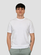 Maglia bianco ottico WO 0857 WO 0857 0900 WOOL & CO. 