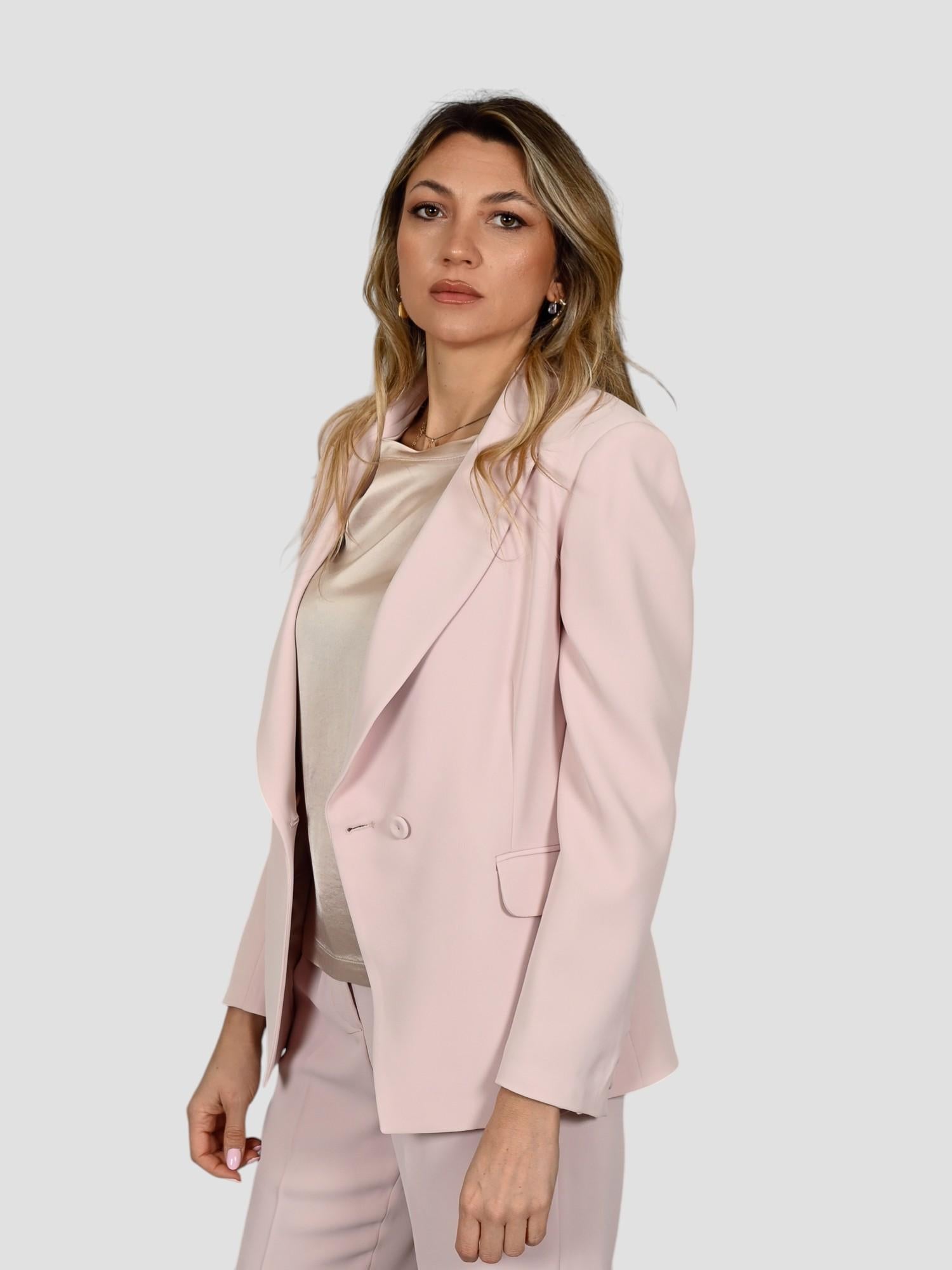 Blazer rosa antico AN31159 crepe AN31159U308 ROSA ANTICO ANITIE' 