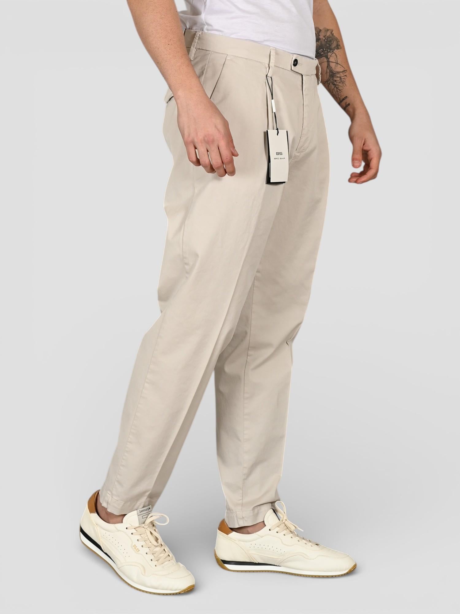 Pantalone gesso STOCCOLMA 8135 pence STOCCOLMA 8135 GESSO BRO-SHIP 