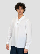 Camicia mussola SMKLTH bianca leggera SMKLTH6UA1 BIANCA TINTORIA MATTEI 