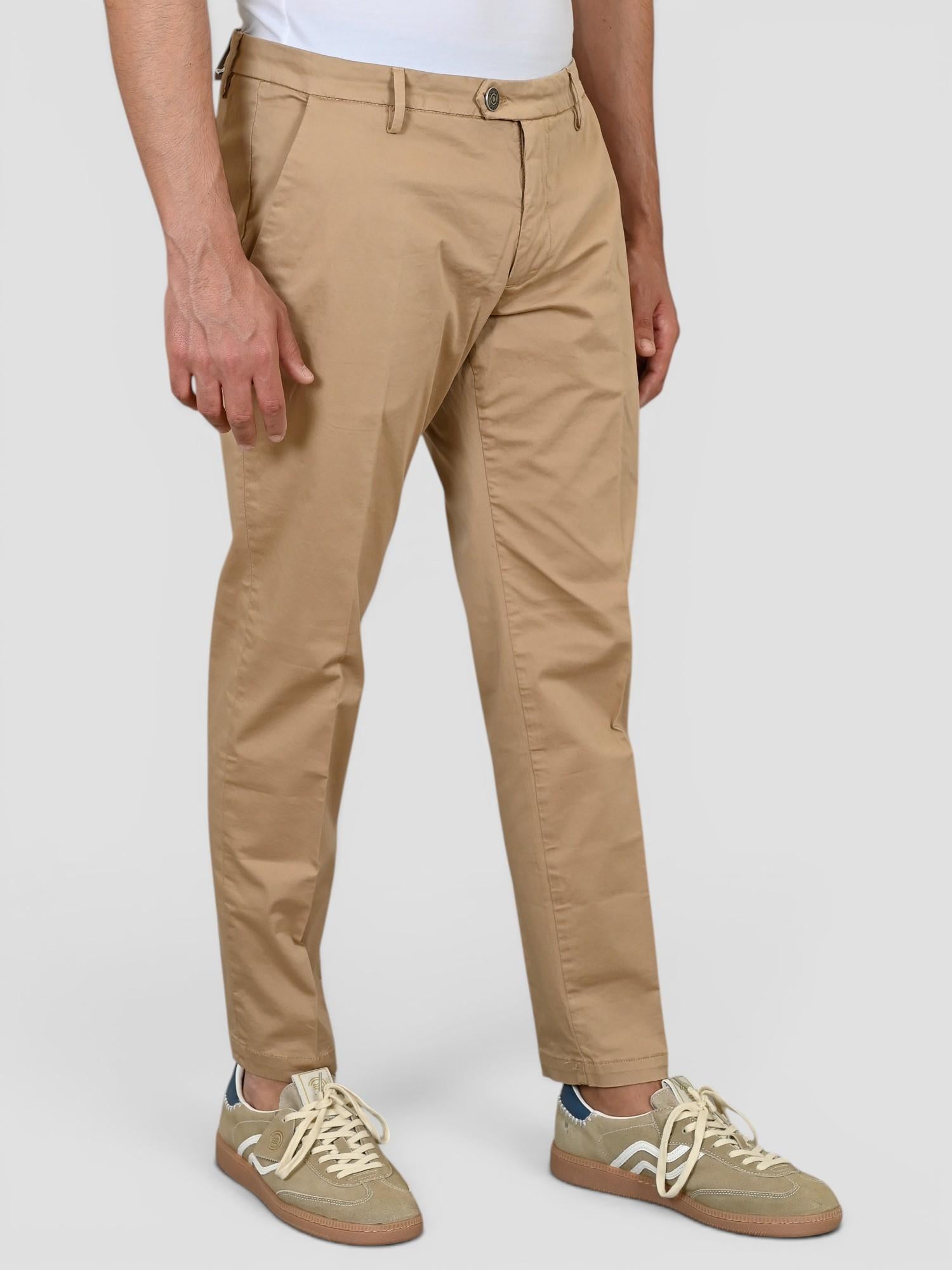 Chino nocciola STEFANO ventre piatto raso STEFANOT1 NOCCIOLA VANDOM 
