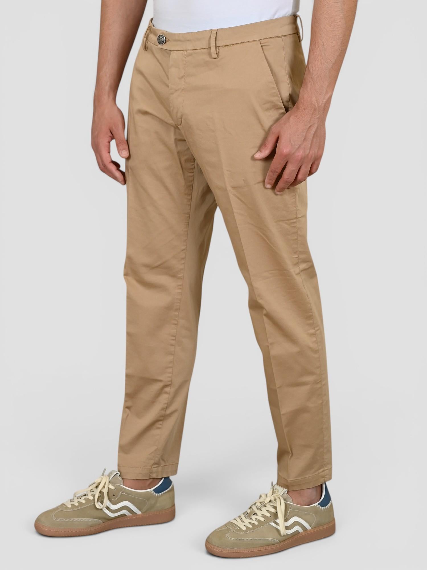 Chino nocciola STEFANO ventre piatto raso STEFANOT1 NOCCIOLA VANDOM 