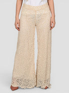 Pantalone pizzo S25P865 con coulisse S25P865 FLOREALE TENSIONE IN 