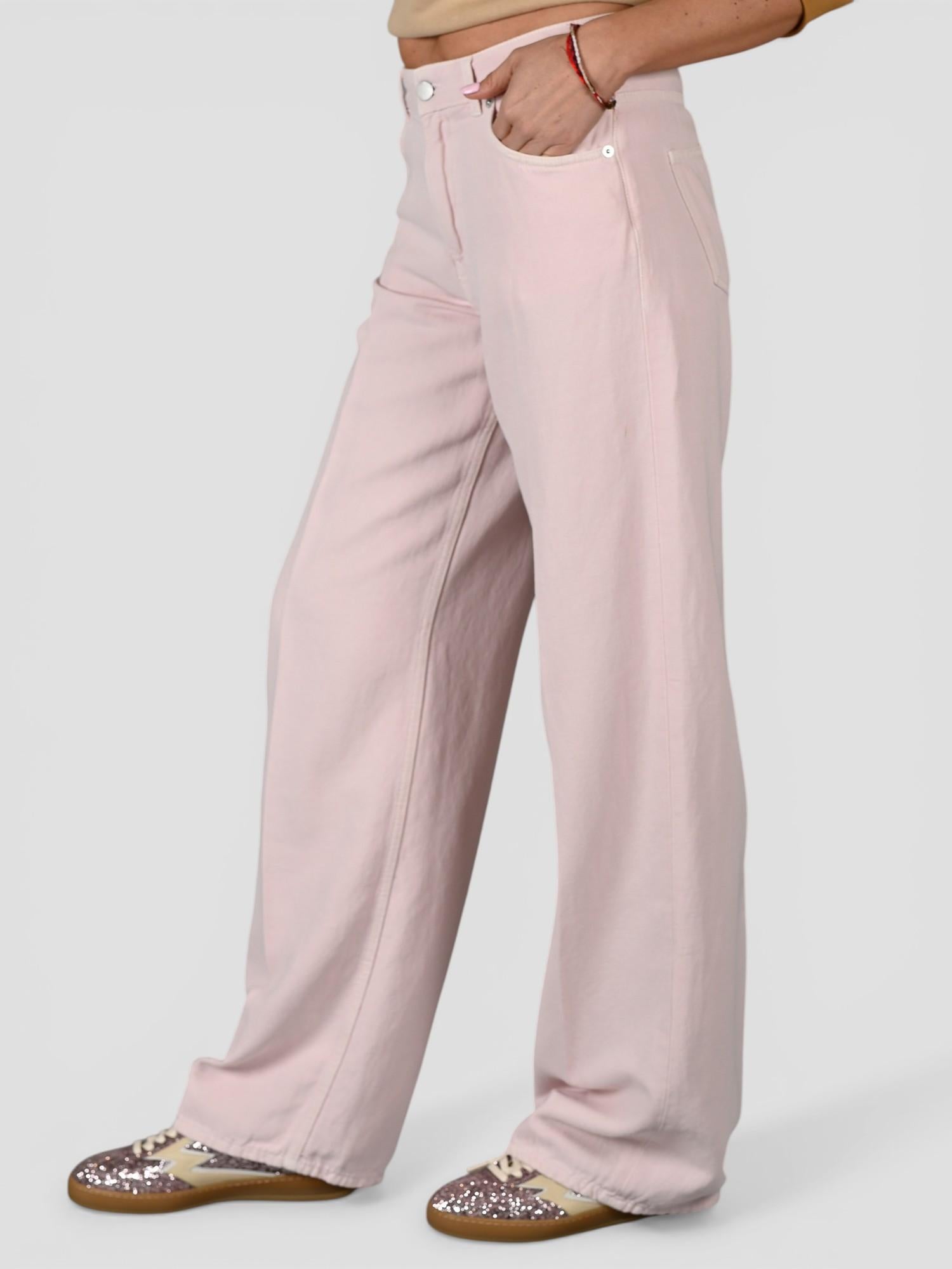 Pantalone rosa ANNA 2410 wide leg ANNA 2410C0184 T0104 SIVIGLIA 