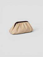 Clutch rafia artigianale con tracollina in pelle CLUTCH RAFIA ALBERTO LUTI 
