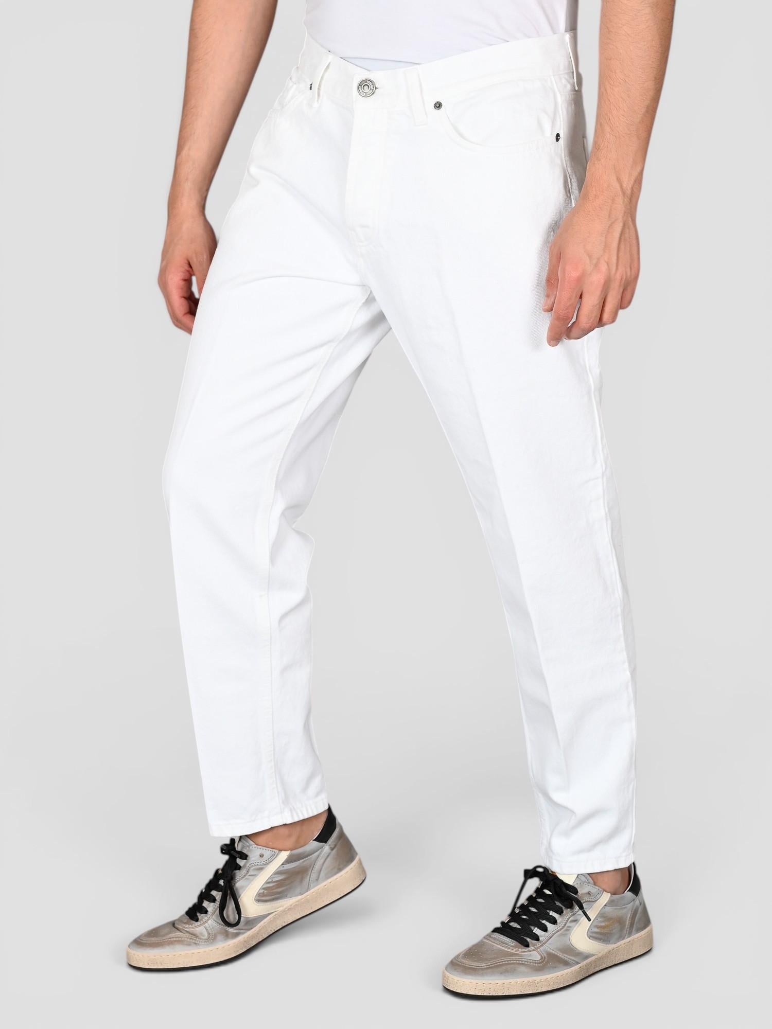 Denim bianco CIROT 165 carrot fit CIROT165 BIANCO VANDOM 