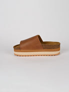Sandalo donna JUDITE marrone in pelle JUDITE100 BROWN CUBANAS 
