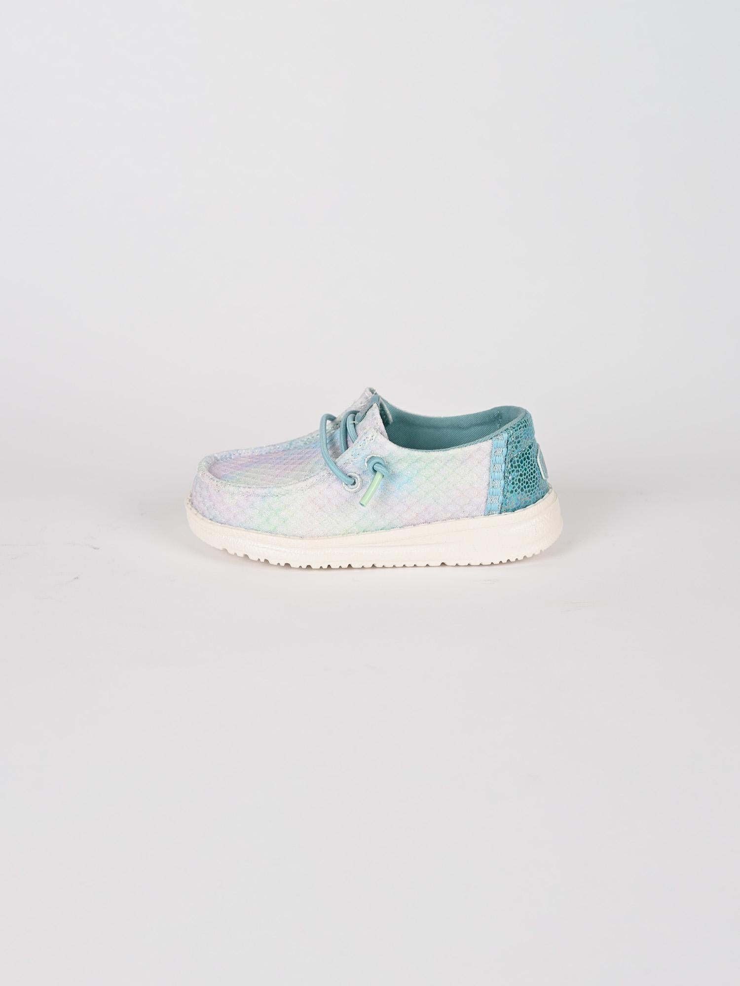 Slip-on baby WENDY MERMAID reef blue WENDY MERMAID REEF BLUE HEY DUDE 