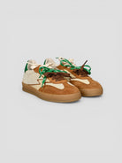 Sneakers CLUB PATCHWORK sand and cognac CL264 PATCHWORK MOACONCEPT 