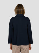 Giacca blu FD3813 caban jersey FD3813 BLU CIRCOLO 1901 