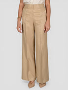 Pantalone beige AN22053 palazzo AN22053U BEIGE ANITIE' 