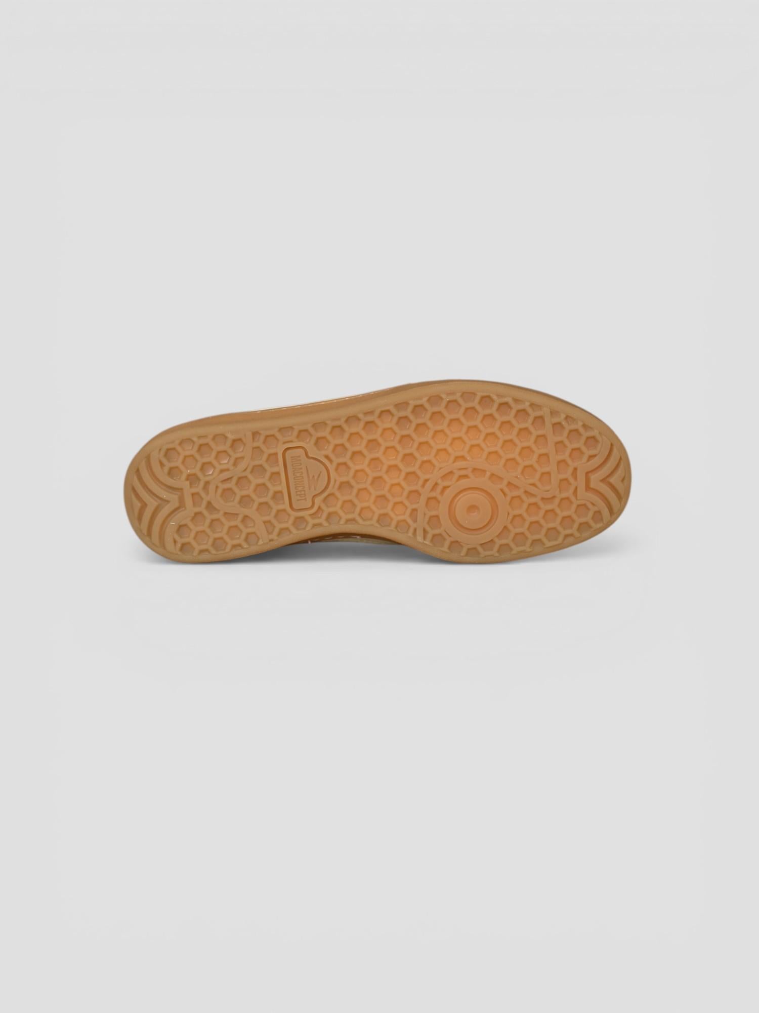 Sneakers CLUB PATCHWORK sand and cognac CL264 PATCHWORK MOACONCEPT 