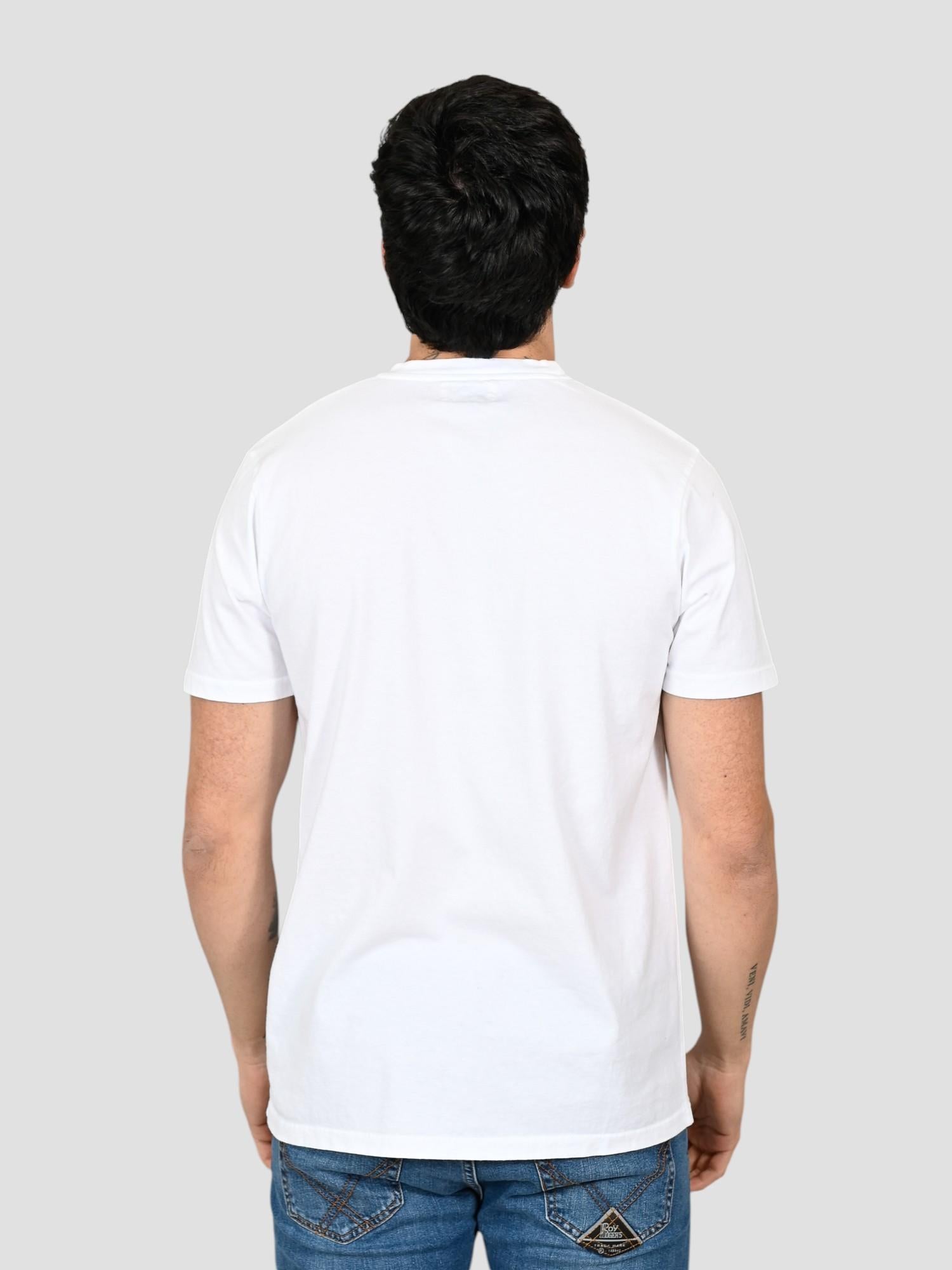 T-shirtoptical white POCKET DENIM man POCKET MAN DENIM ROY ROGER'S 