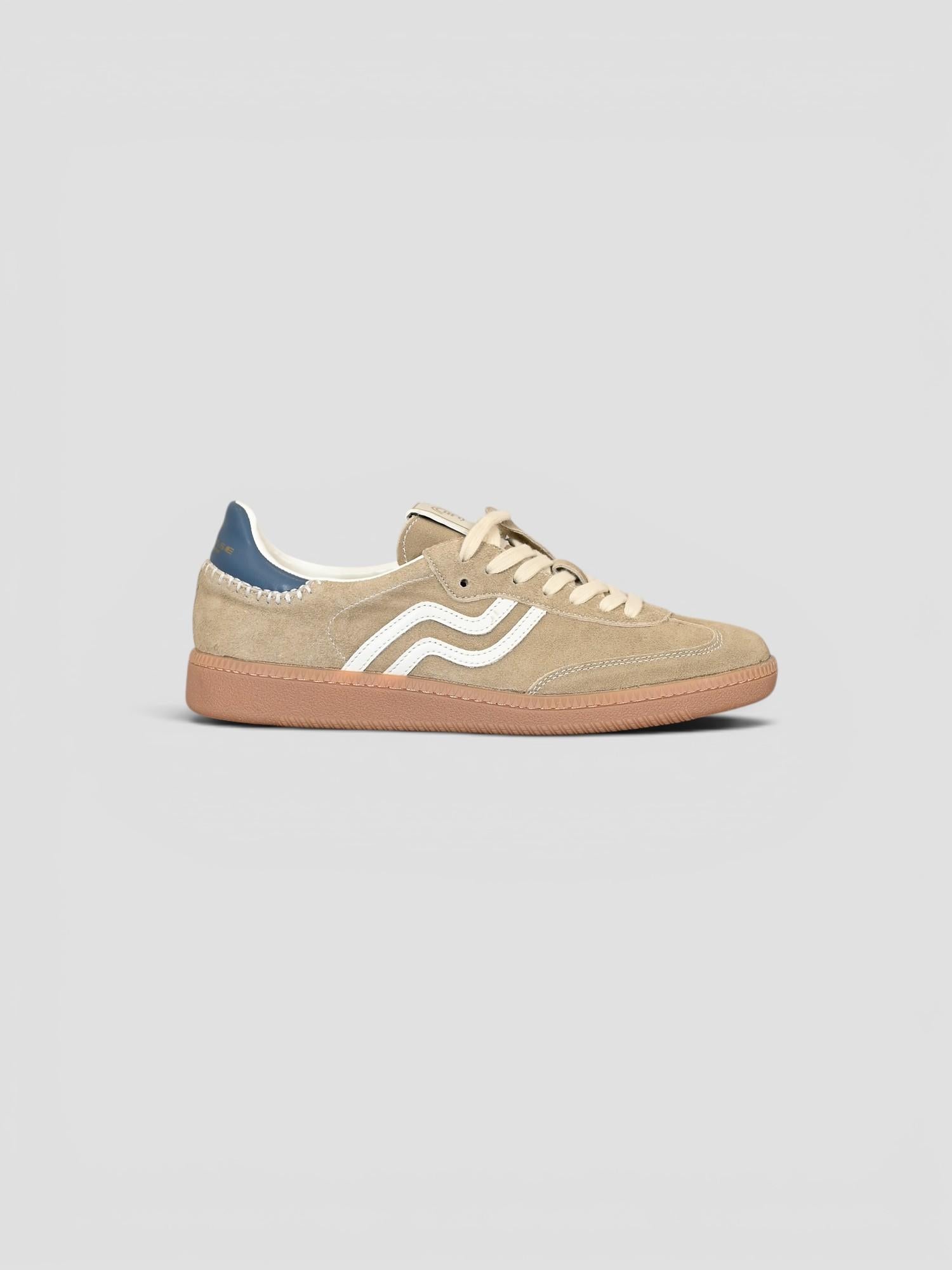 Sneakers suede 51461 012 sabbia blu 51461 012 PRIMABASE 