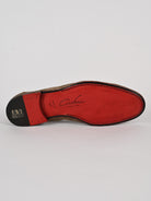 Moccasino uomo tortora con nappine 1856VELOUR 2011 TORTORA CORVARI 