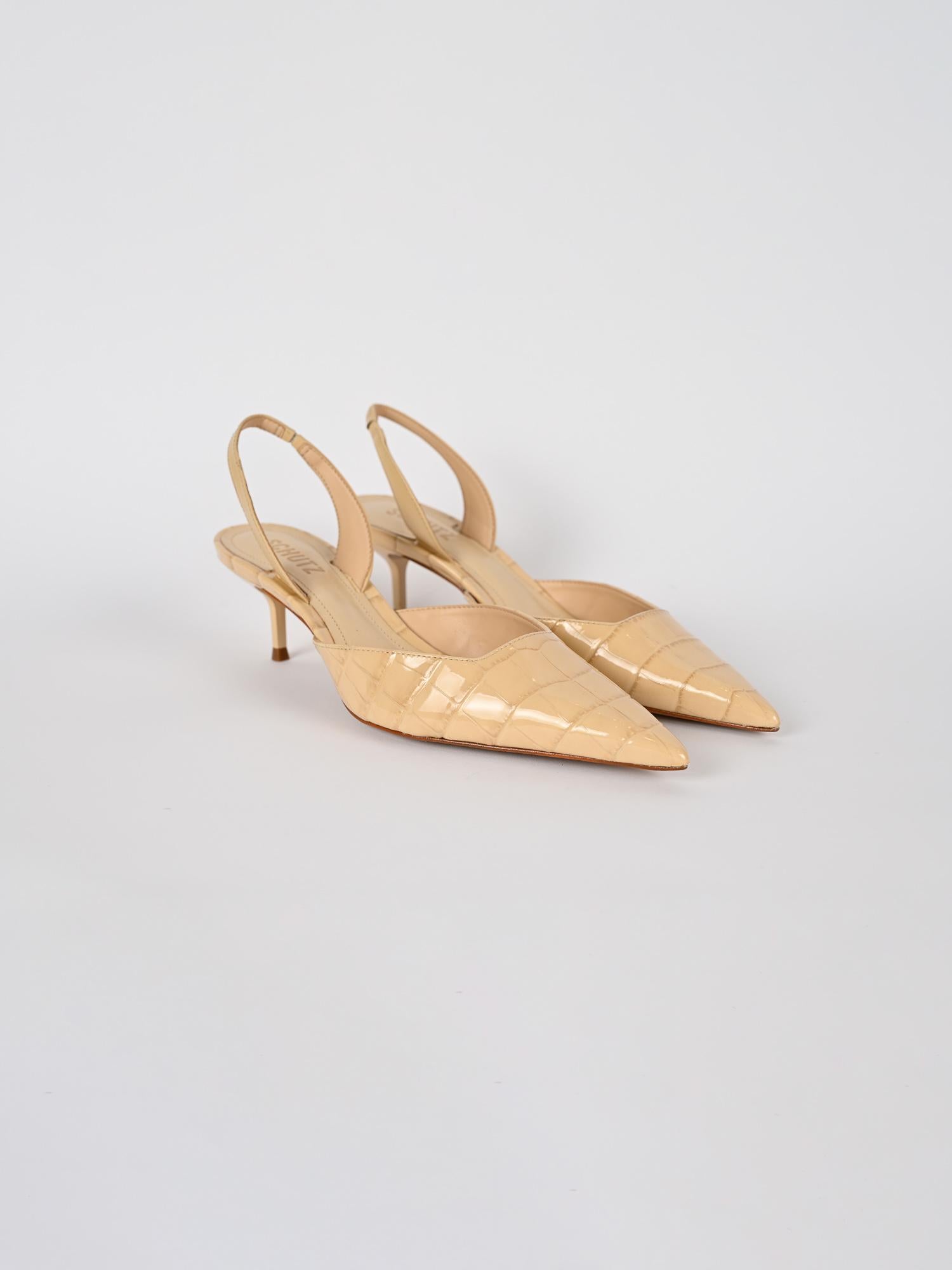 Slingback donna crema paola mid S2217900060011 BEIGE SCHUTZ 