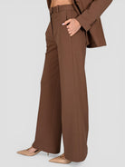 Pantalone moka FD3821 jersey ultralight FD3821 KOMBU CIRCOLO 1901 