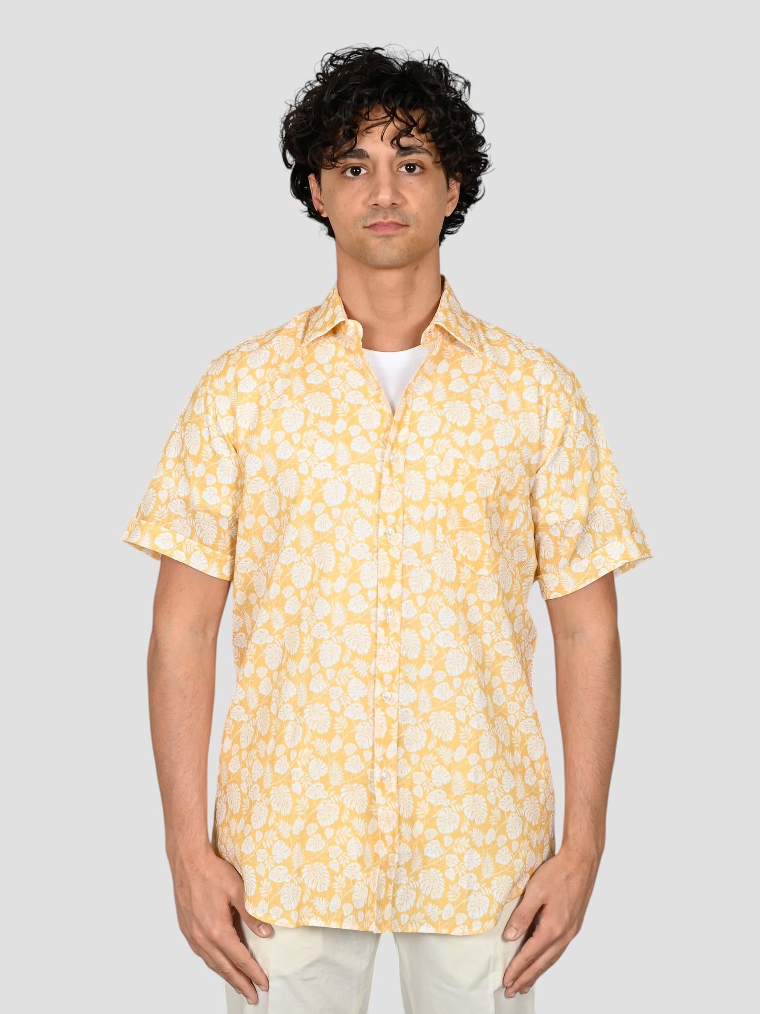 Camicia floreale TA66 8825 gialla TA668825 001 MARCUS 