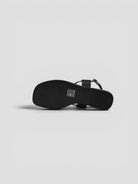 Sandalo cuoio 8176 TAN incrocio 8176 BLACK CORRIDONI MILANO 