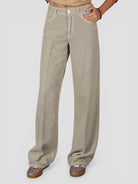 Pantalone taupe ANNA 2410 wide leg ANNA 2410C0184 T0247 SIVIGLIA 