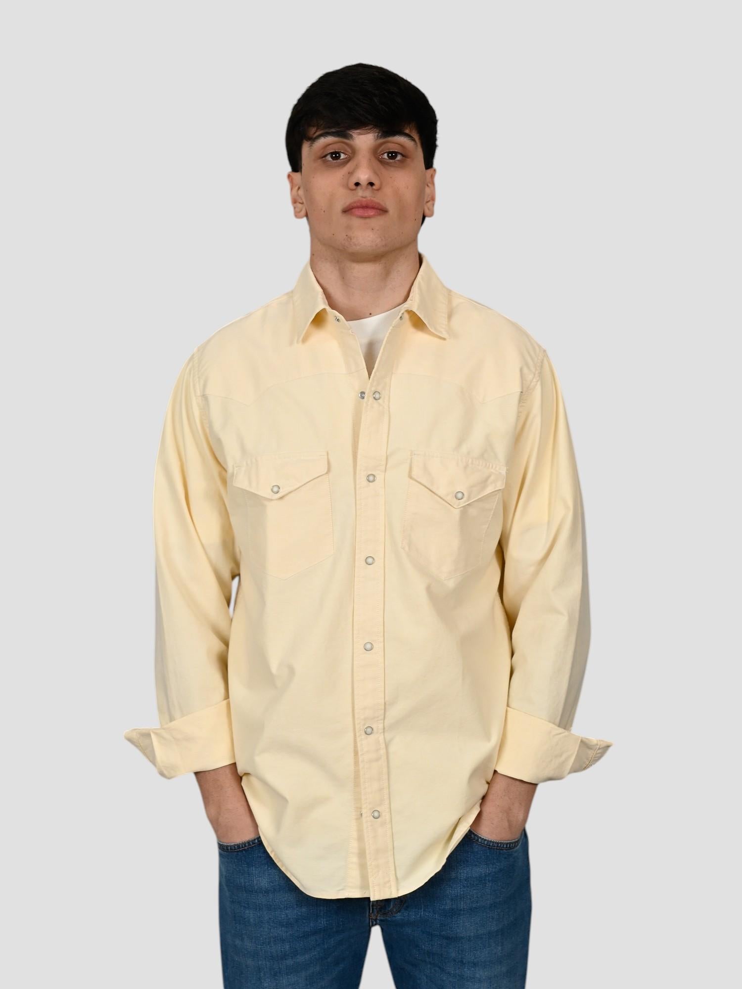 Camicia light yellow WESTERN OXFORD flagstaff WESTERN OXFORD LIGHT YELLOW CHESAPEAKE'S 