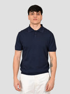 Polo blu WO 0856 WO 0856 0923 WOOL & CO. 
