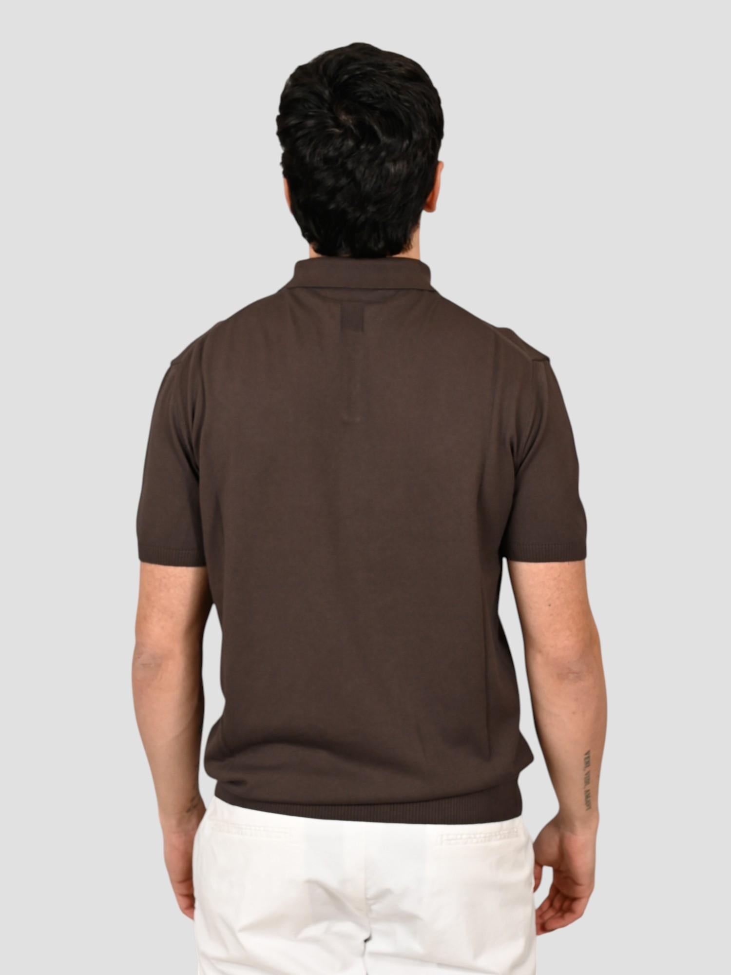 Polo moka WO 0856 WO 0856 38 MOKA WOOL & CO. 