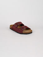 Sandalo donna AMALIA bordeaux in suede AMALIA102 BORDEAUX CUBANAS 
