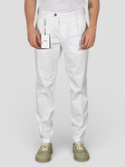 Pantalone bianco CHICAGO 8135 pence CHICAGO 8135 BIANCO BRO-SHIP 