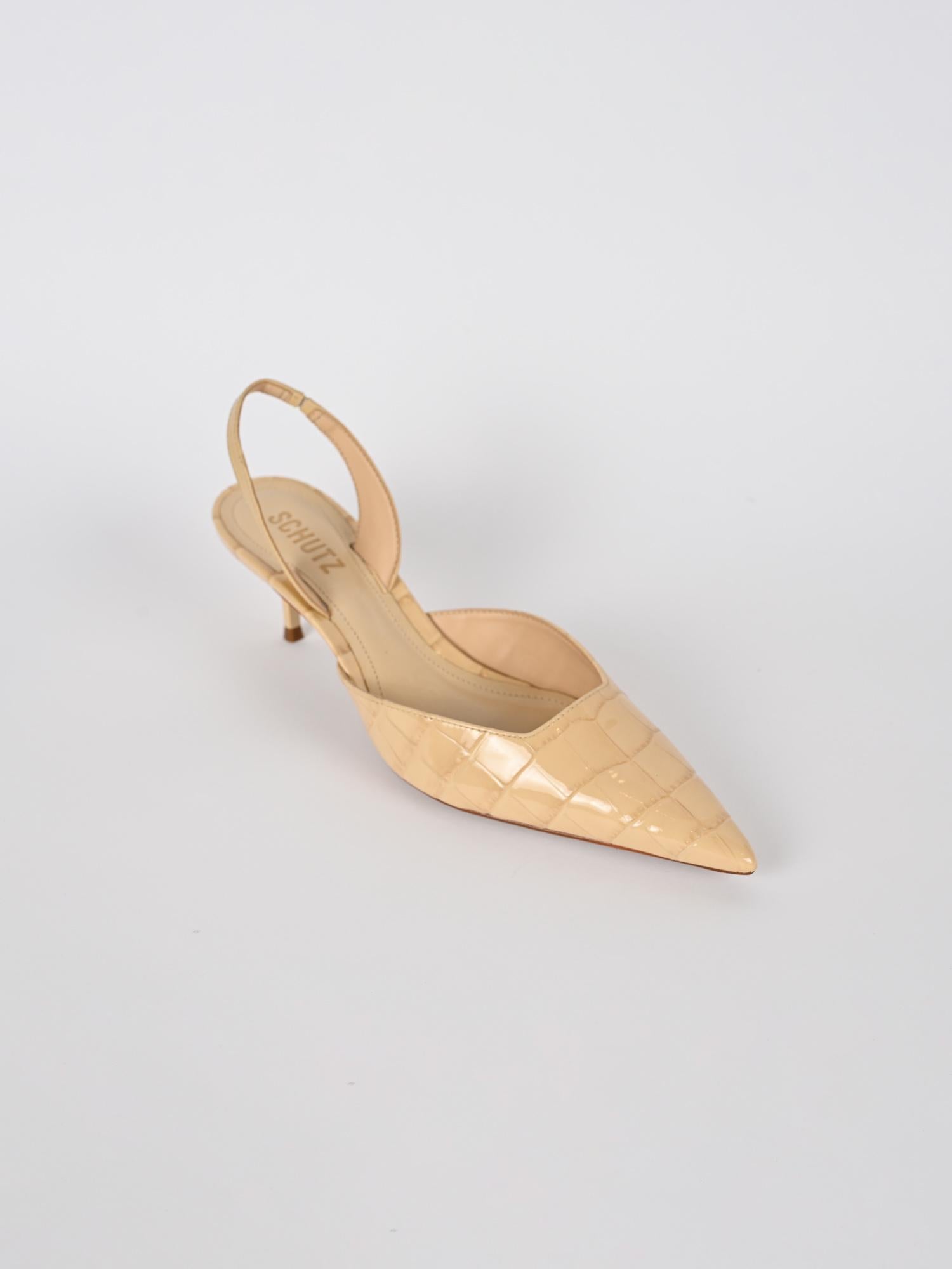 Slingback donna crema paola mid S2217900060011 BEIGE SCHUTZ 