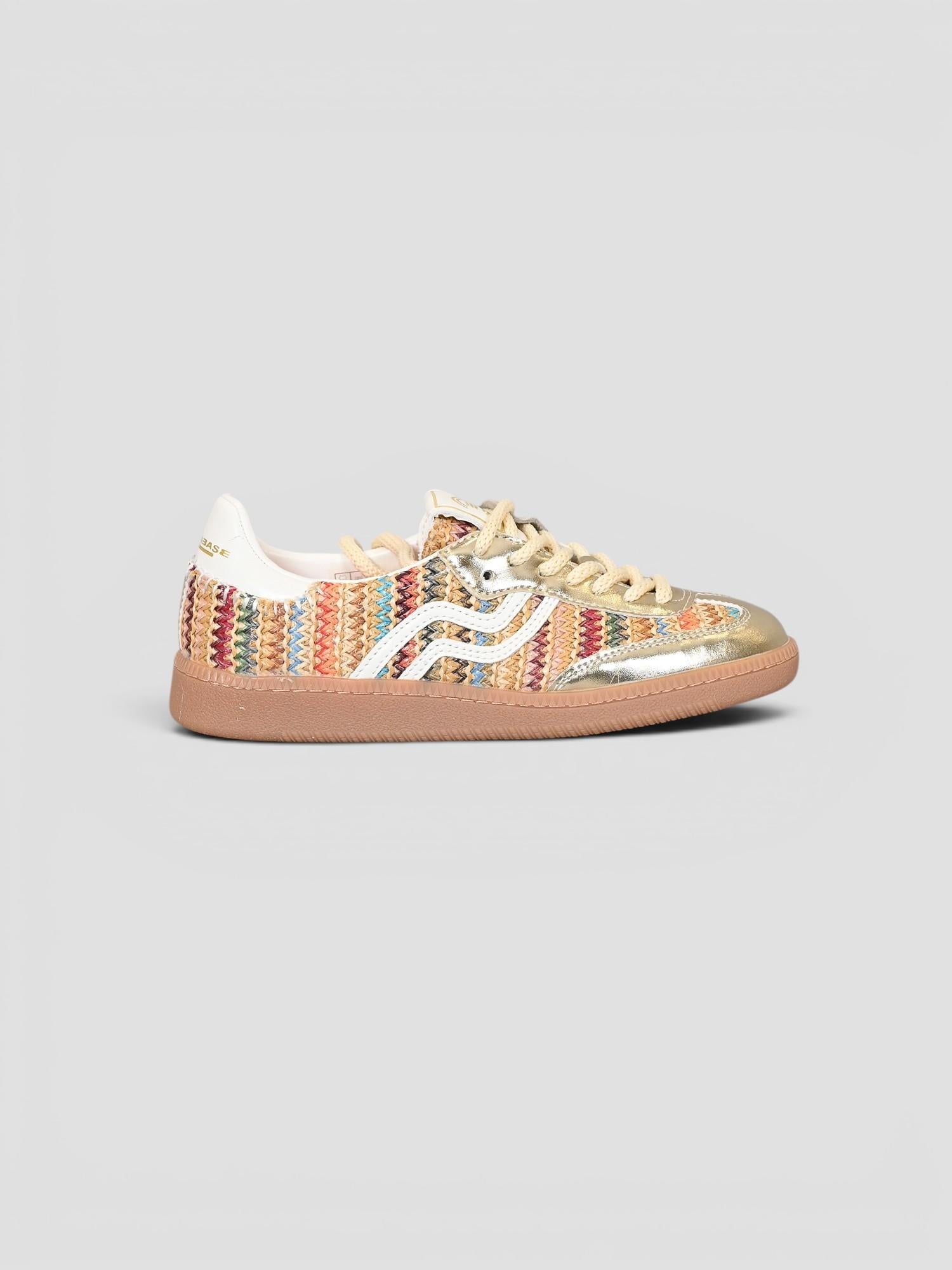 Sneakers raimbow 51563 031 raffia pelle 51563 031 PRIMABASE 
