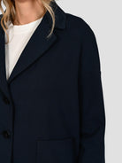 Giacca blu FD3813 caban jersey FD3813 BLU CIRCOLO 1901 