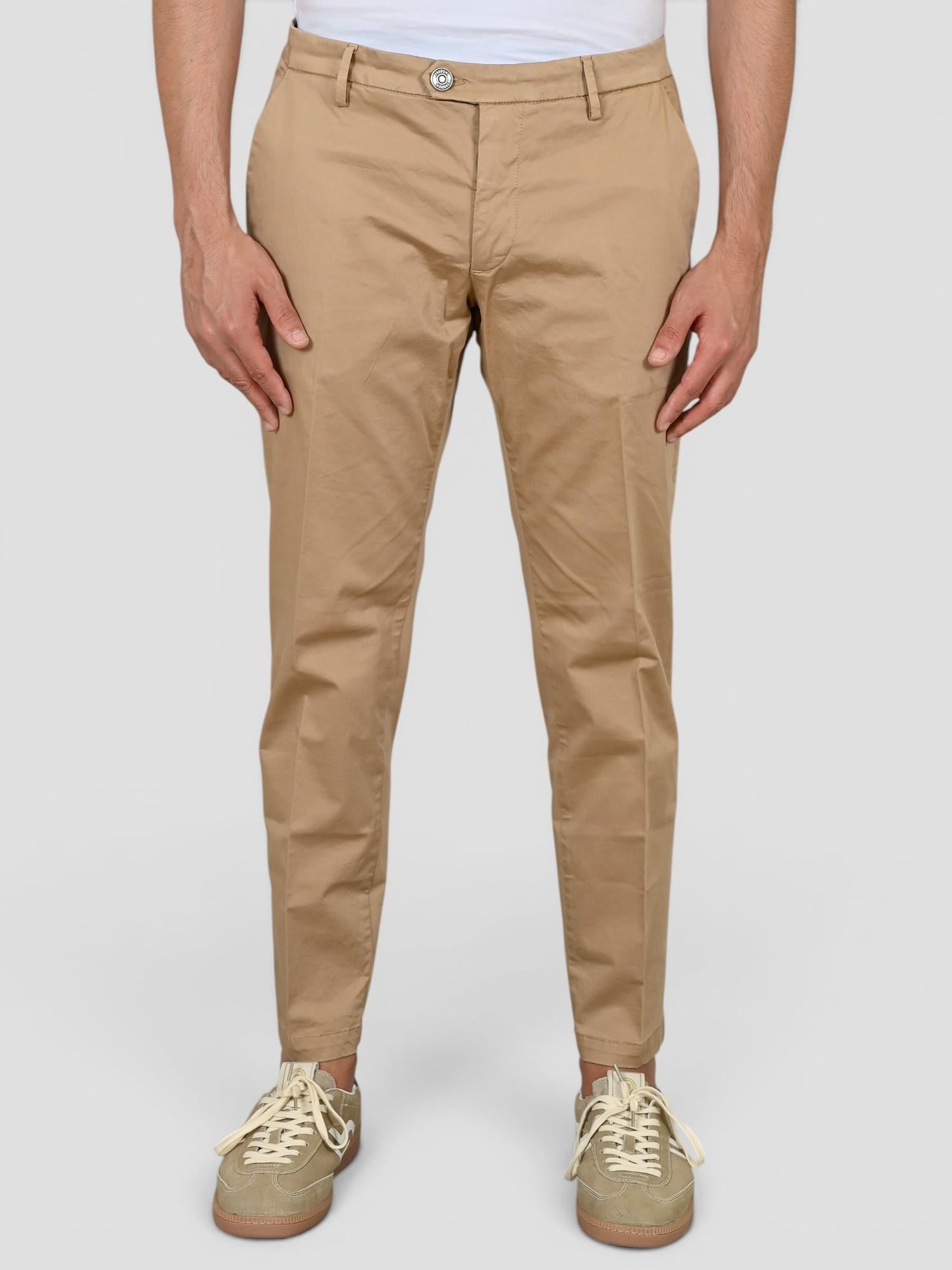 Chino nocciola STEFANO ventre piatto raso STEFANOT1 NOCCIOLA VANDOM 