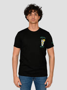 T-shirt A1113 NERO mojito addicted A1113 NERO SUPERCULTURE CLOTHING 