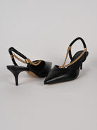 Décolleté donna nero in pelle A12757012 50008 AREZZO 