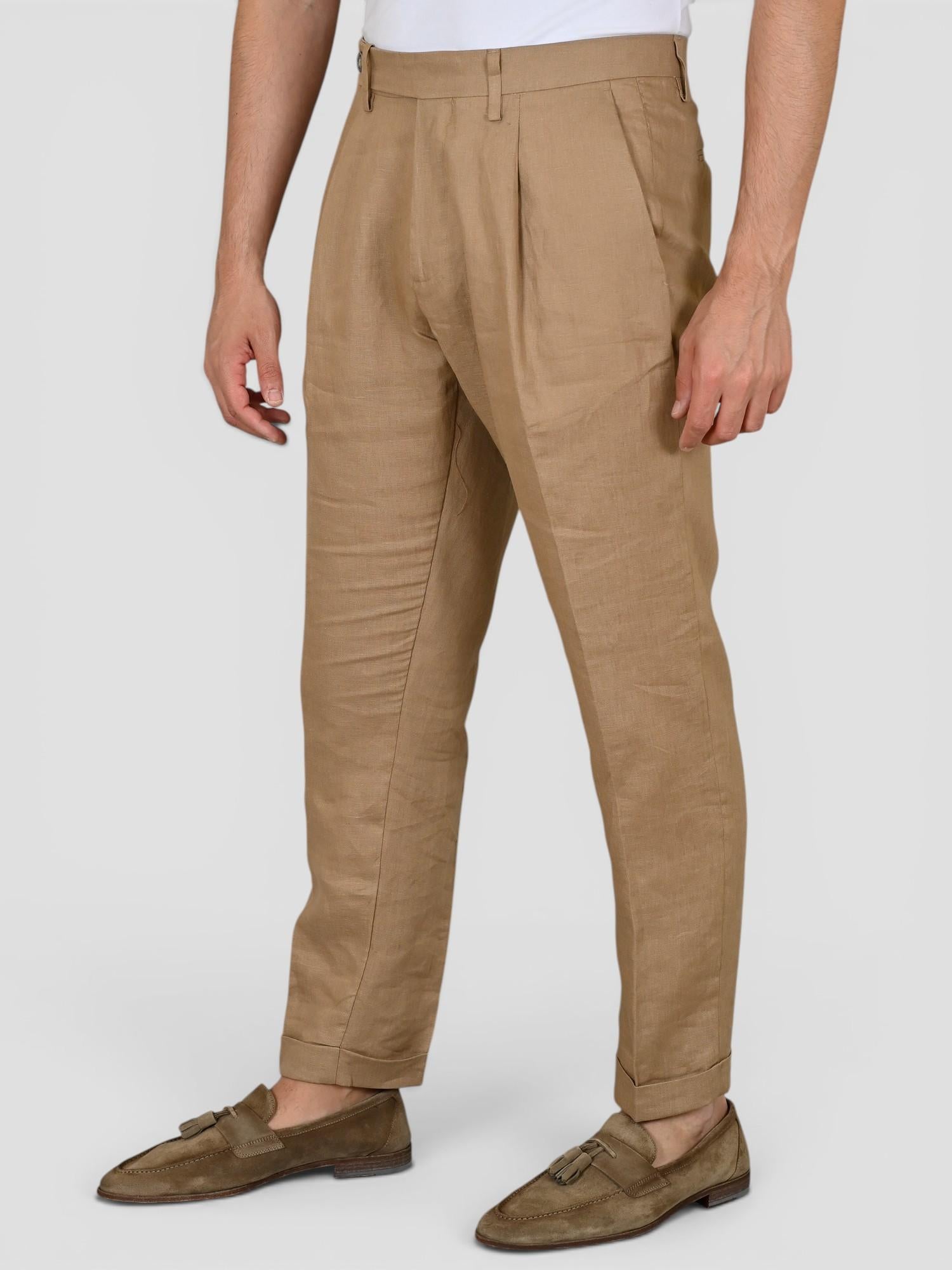 Pantalone beige GABRIEL LINO pence sartoriale GABRIELT95 BEIGE VANDOM 