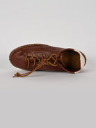 Espadrillas stringata LYON CUT BROWN pelle lavata LYON CUT BROWN LAGOA 