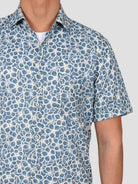 Camicia floreale TA66 8823 celeste TA668823 002 MARCUS 