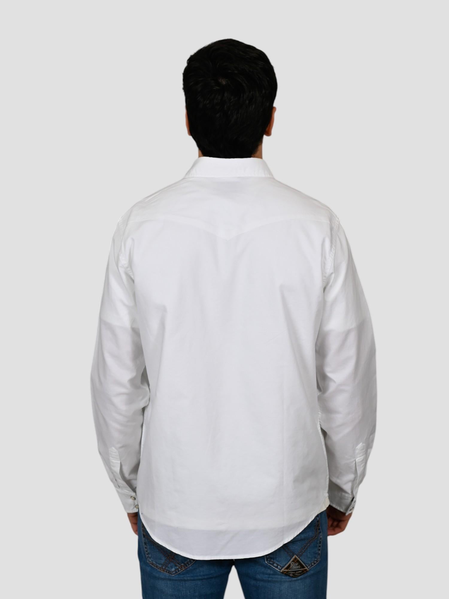 Shirt oxford white MARTIN MAN washed MARTIN MAN OXFORD WHITE ROY ROGER'S 