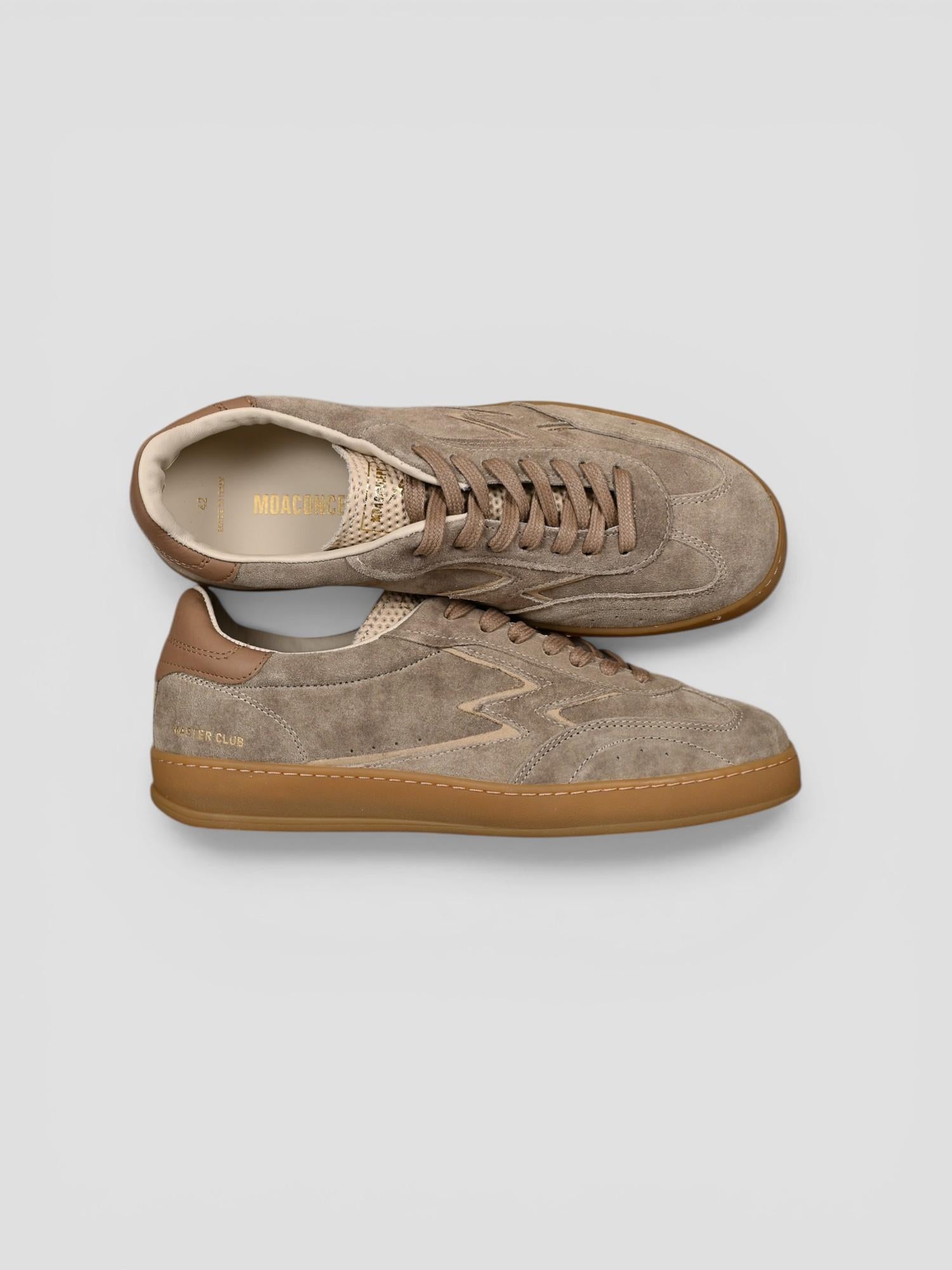 Sneakers moka CLUB BRIAR washed suede CL247M MOCA MOACONCEPT 