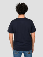 T-shirt blu VENTALF BLACK basic TS VENTALF NERO ECOALF 