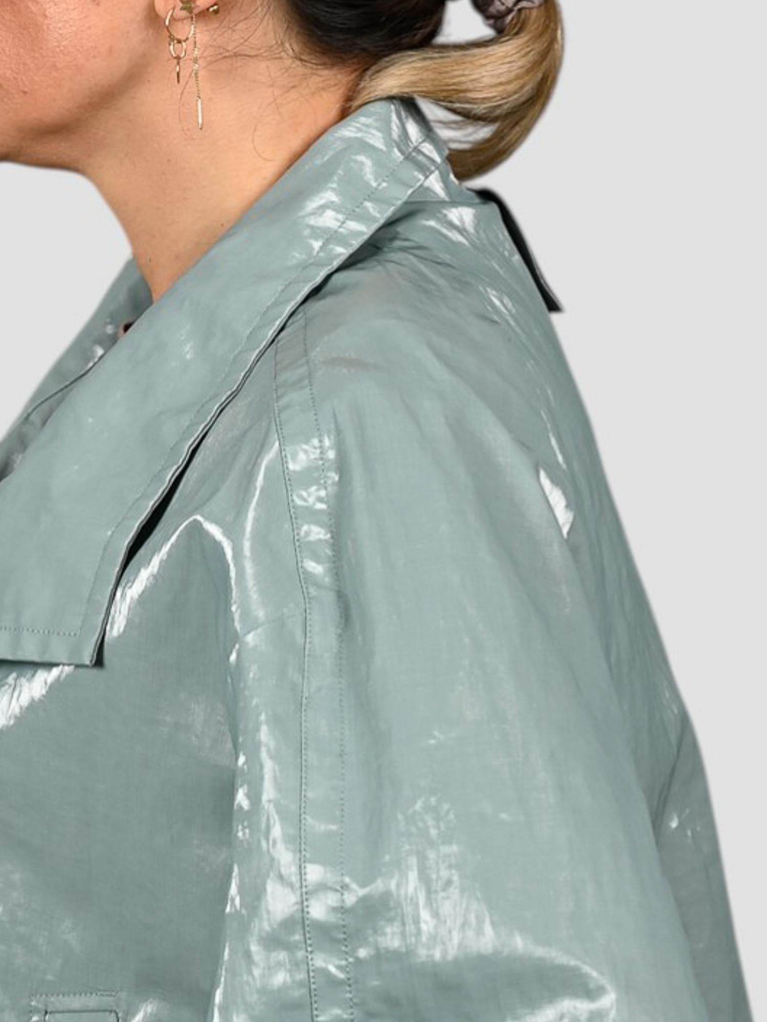 Giacca spalmata ELINA verde laguna ELINA VERDE LAGUNA DUNO 