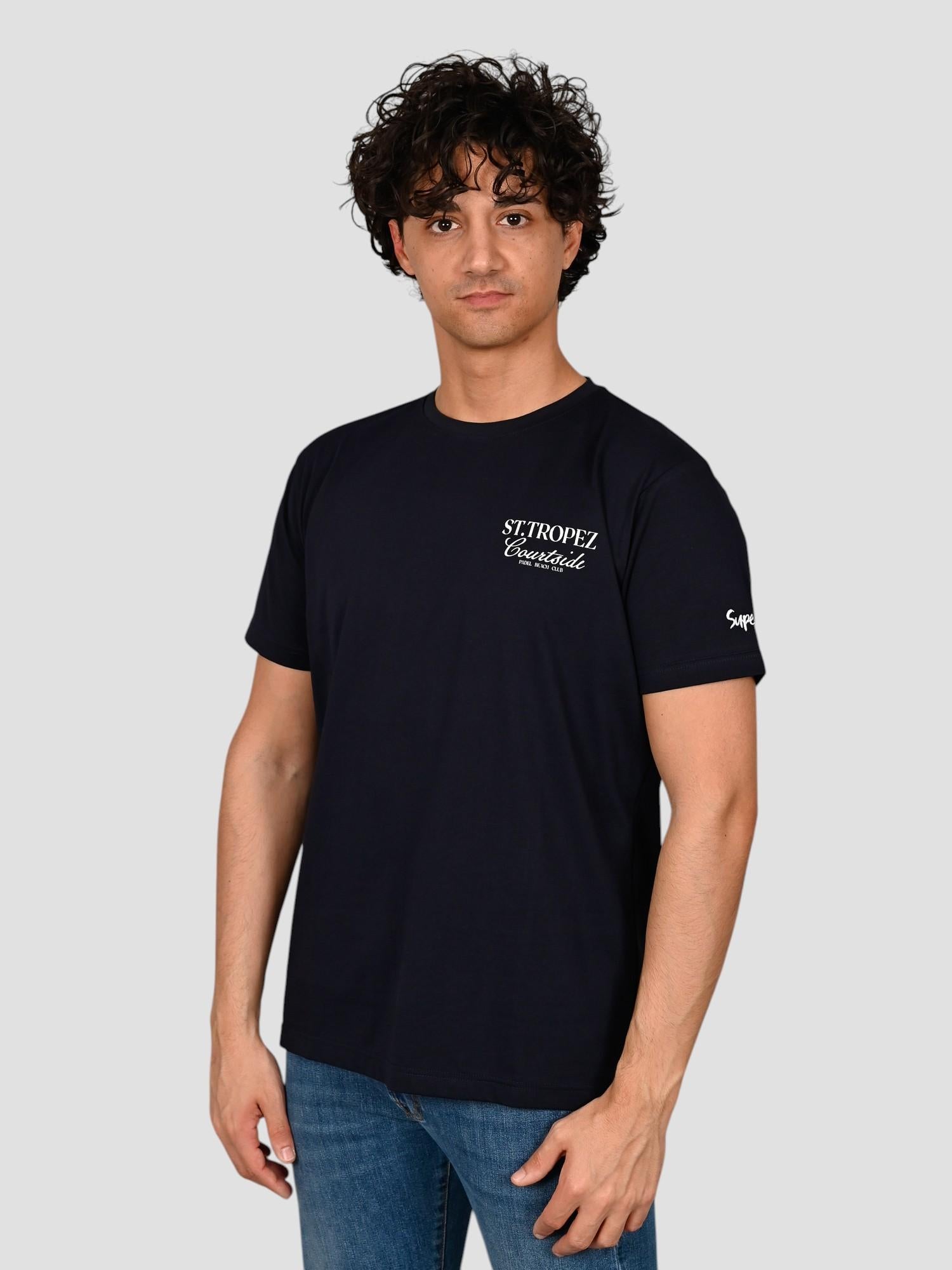 T-shirt A1149 BLU padel club A1149 BLU SUPERCULTURE CLOTHING 