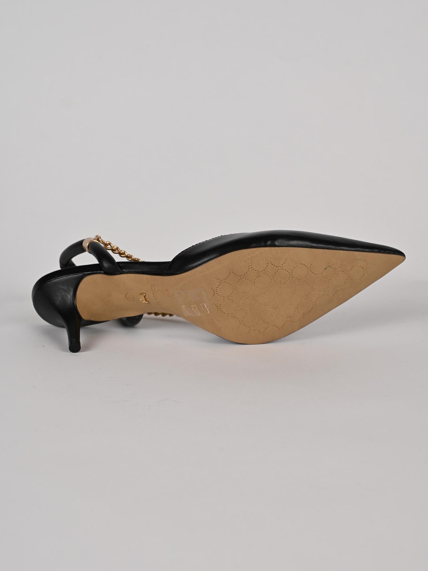 Décolleté donna nero in pelle A12757012 50008 AREZZO 