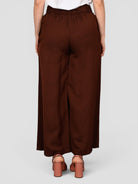 Pantalone palazzo AN559 marrone bruciato AN559 BRUCIATO ANITIE' 